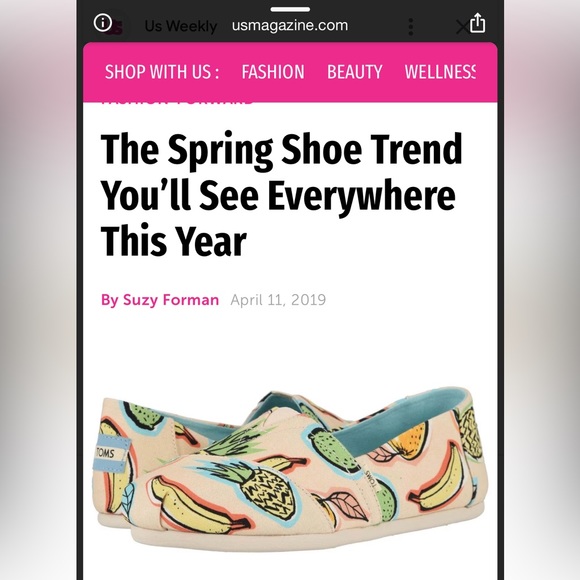 TOMS Alpargata Cuba Fruit Print - Picture 2 of 13